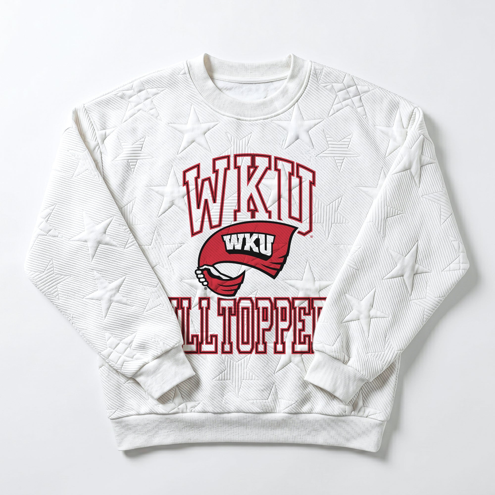 WESTERN KENTUCKY HILLTOPPERS BIG PLAY ENERGY EMBOSSED STAR CREWNECK