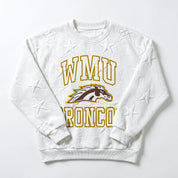 WESTERN MICHIGAN BRONCOS BIG PLAY ENERGY EMBOSSED STAR CREWNECK