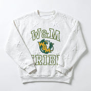 WILLIAM & MARY TRIBE BIG PLAY ENERGY EMBOSSED STAR CREWNECK