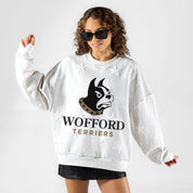 WOFFORD COLLEGE TERRIERS BIG PLAY ENERGY EMBOSSED STAR CREWNECK