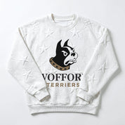 WOFFORD COLLEGE TERRIERS BIG PLAY ENERGY EMBOSSED STAR CREWNECK
