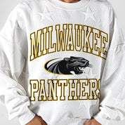 UW-MILWAUKEE PANTHERS BIG PLAY ENERGY EMBOSSED STAR CREWNECK