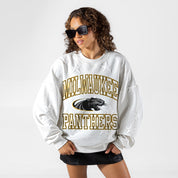 UW-MILWAUKEE PANTHERS BIG PLAY ENERGY EMBOSSED STAR CREWNECK