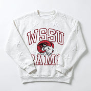 WINSTON-SALEM STATE RAMS BIG PLAY ENERGY EMBOSSED STAR CREWNECK