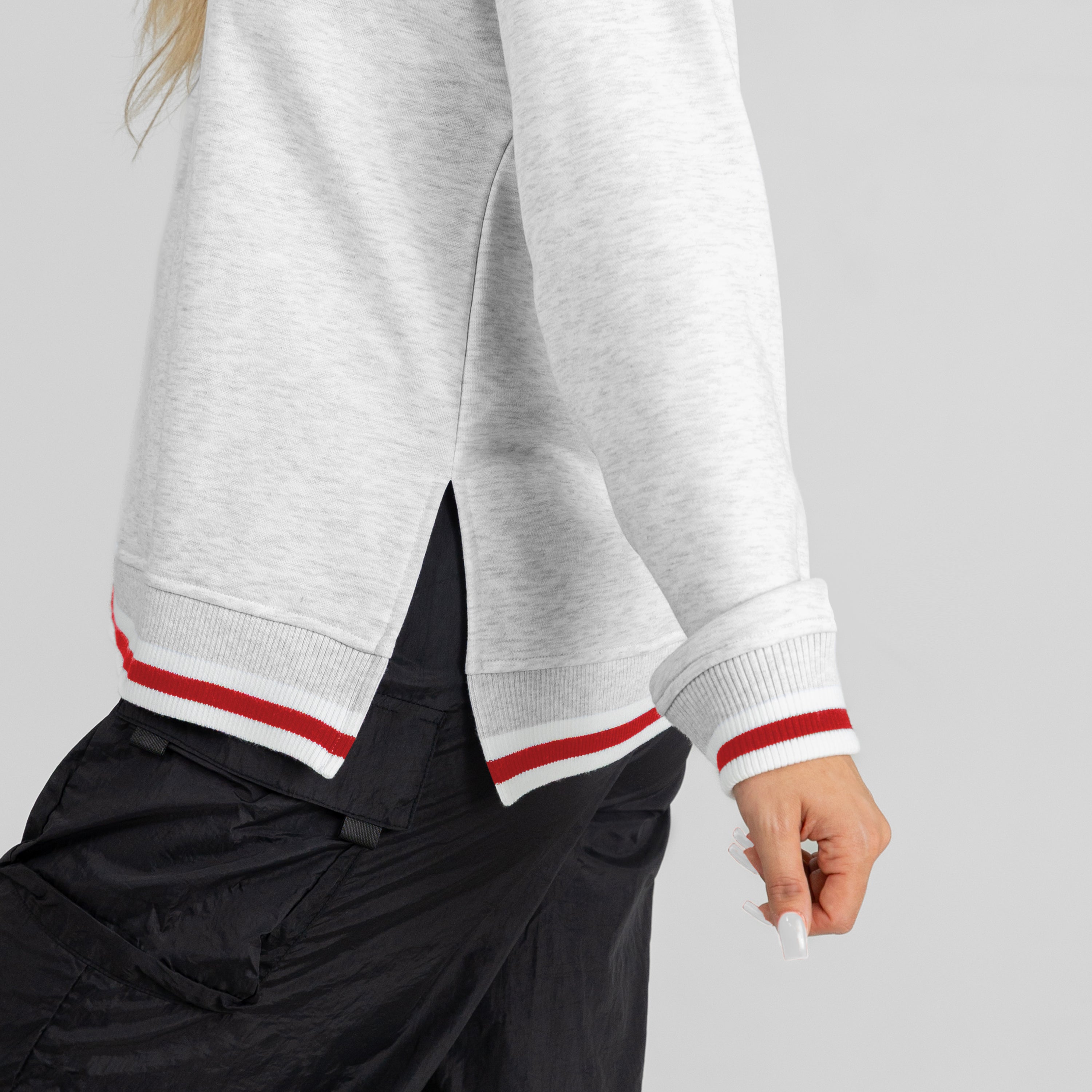 ATLANTA UNITED FC RALLY POINT CONTRAST MOCKNECK PULLOVER