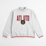ATLANTA UNITED FC RALLY POINT CONTRAST MOCKNECK PULLOVER
