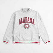 ALABAMA CRIMSON TIDE RALLY POINT CONTRAST MOCKNECK PULLOVER