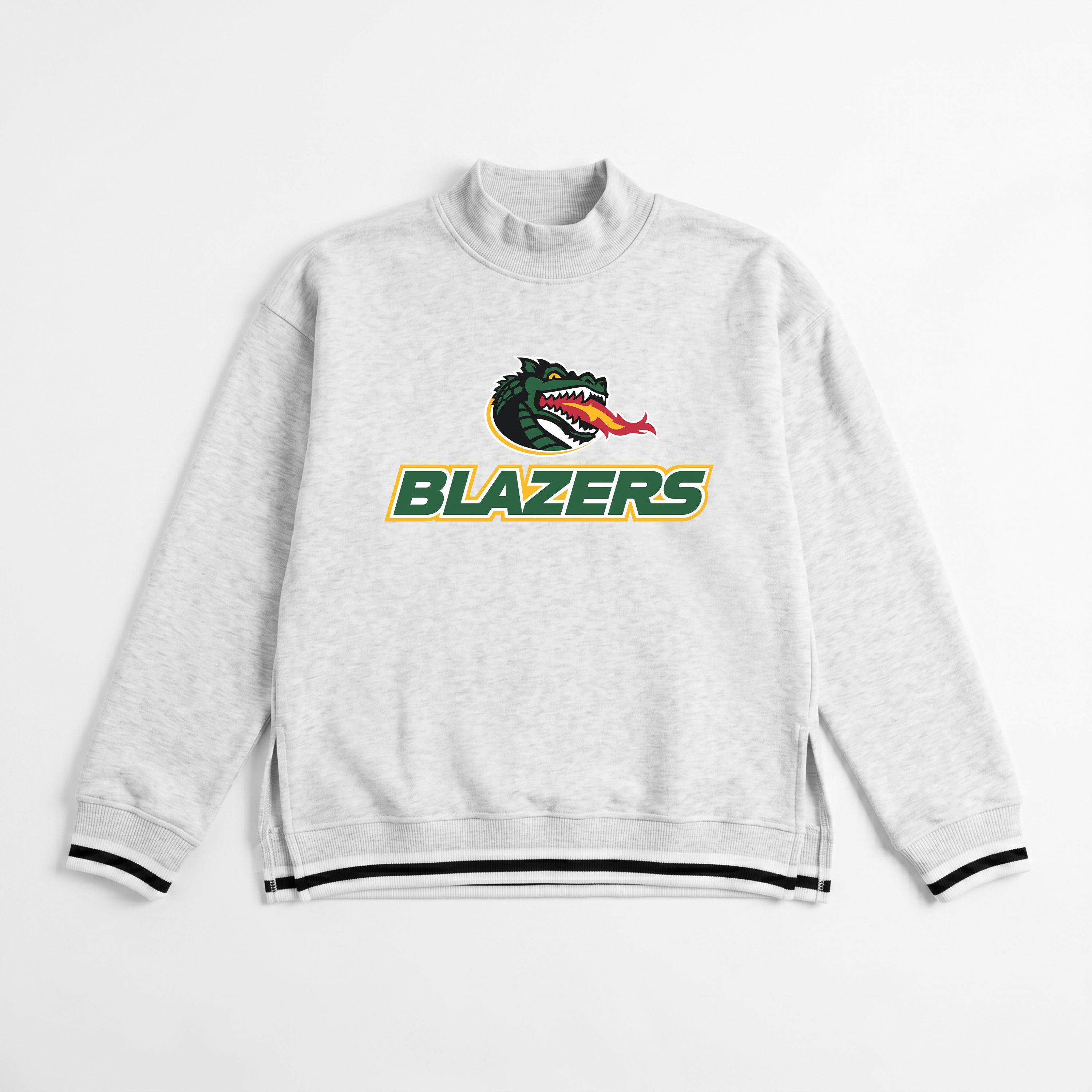 ALABAMA AT BIRMINGHAM BLAZERS RALLY POINT CONTRAST MOCKNECK PULLOVER