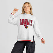 ARIZONA CARDINALS RALLY POINT CONTRAST MOCKNECK PULLOVER