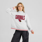 ARIZONA CARDINALS RALLY POINT CONTRAST MOCKNECK PULLOVER