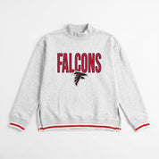 ATLANTA FALCONS RALLY POINT CONTRAST MOCKNECK PULLOVER