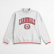 BALL STATE CARDINALS RALLY POINT CONTRAST MOCKNECK PULLOVER