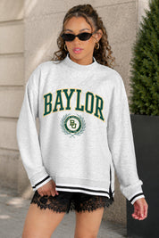 BAYLOR BEARS RALLY POINT CONTRAST MOCKNECK PULLOVER
