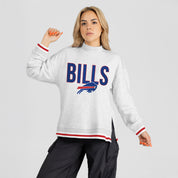 BUFFALO BILLS RALLY POINT CONTRAST MOCKNECK PULLOVER