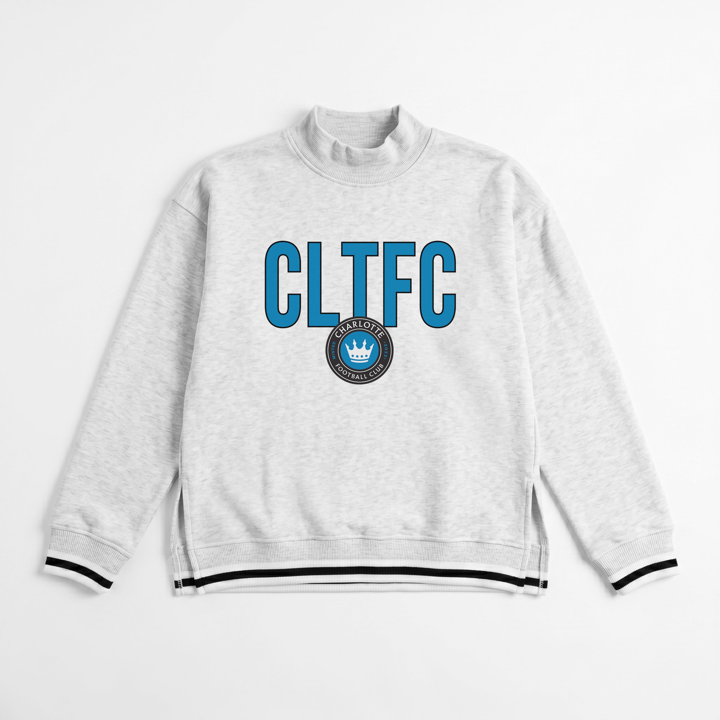 CHARLOTTE FC RALLY POINT CONTRAST MOCKNECK PULLOVER