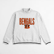 CINCINNATI BENGALS RALLY POINT CONTRAST MOCKNECK PULLOVER