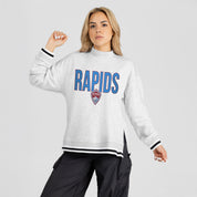 COLORADO RAPIDS RALLY POINT CONTRAST MOCKNECK PULLOVER