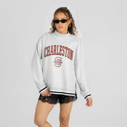 CHARLESTON COUGARS RALLY POINT CONTRAST MOCKNECK PULLOVER