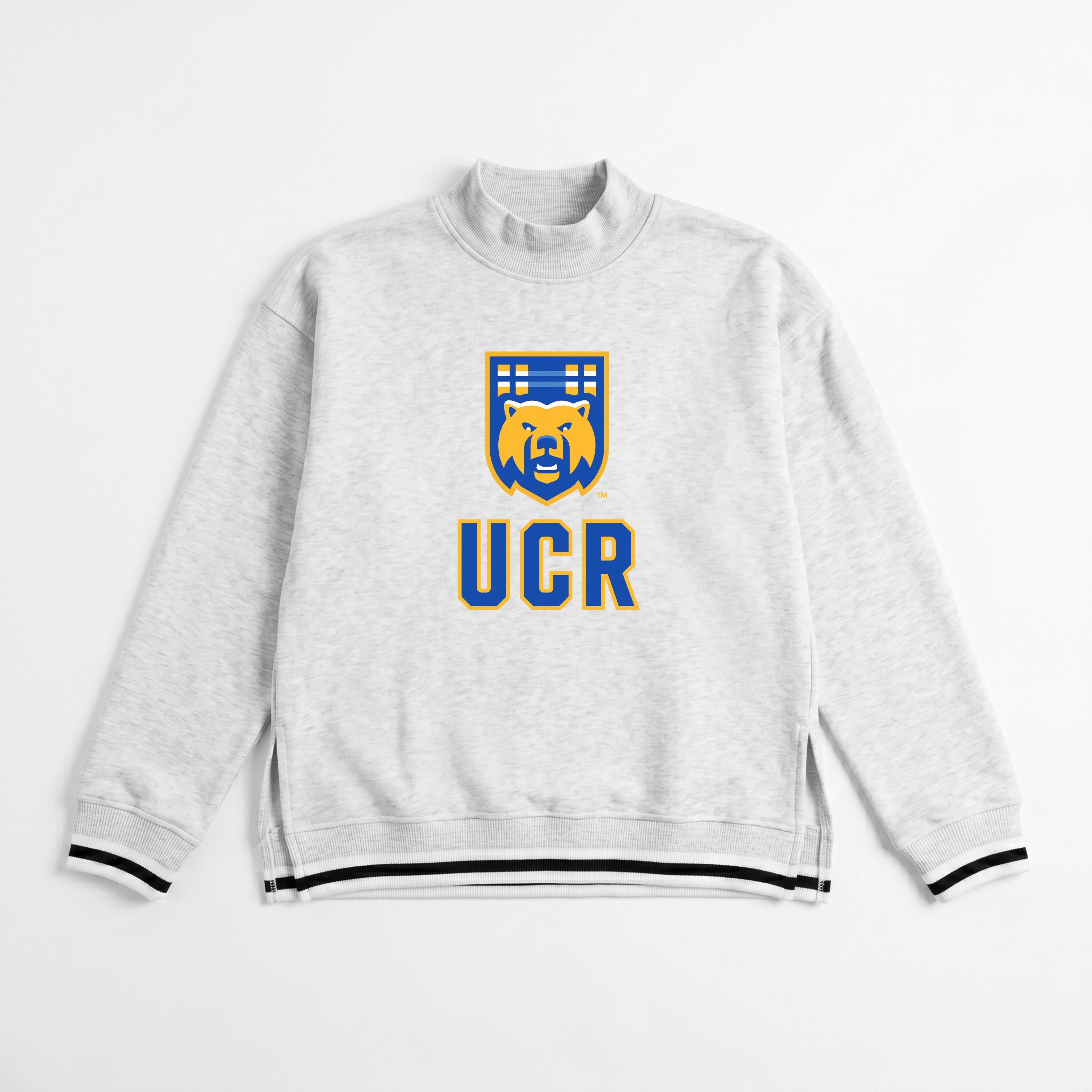 CALIFORNIA RIVERSIDE HIGHLANDERS RALLY POINT CONTRAST MOCKNECK PULLOVER