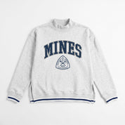 COLORADO SCHOOL OF MINES BURROS RALLY POINT CONTRAST MOCKNECK PULLOVER