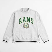 COLORADO STATE RAMS RALLY POINT CONTRAST MOCKNECK PULLOVER