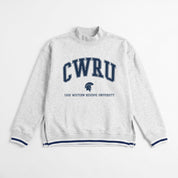 CASE WESTERN RESERVE SPARTANS RALLY POINT CONTRAST MOCKNECK PULLOVER