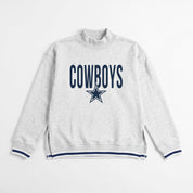 DALLAS COWBOYS RALLY POINT CONTRAST MOCKNECK PULLOVER