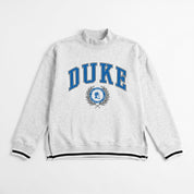 DUKE BLUE DEVILS RALLY POINT CONTRAST MOCKNECK PULLOVER