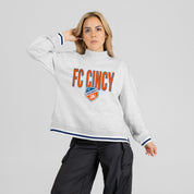 FC CINCINNATI RALLY POINT CONTRAST MOCKNECK PULLOVER