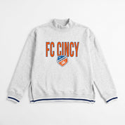 FC CINCINNATI RALLY POINT CONTRAST MOCKNECK PULLOVER