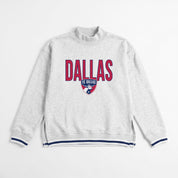 FC DALLAS RALLY POINT CONTRAST MOCKNECK PULLOVER