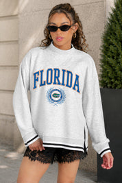 FLORIDA GATORS RALLY POINT CONTRAST MOCKNECK PULLOVER