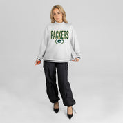 GREEN BAY PACKERS RALLY POINT CONTRAST MOCKNECK PULLOVER