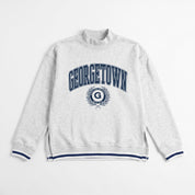 GEORGETOWN HOYAS RALLY POINT CONTRAST MOCKNECK PULLOVER