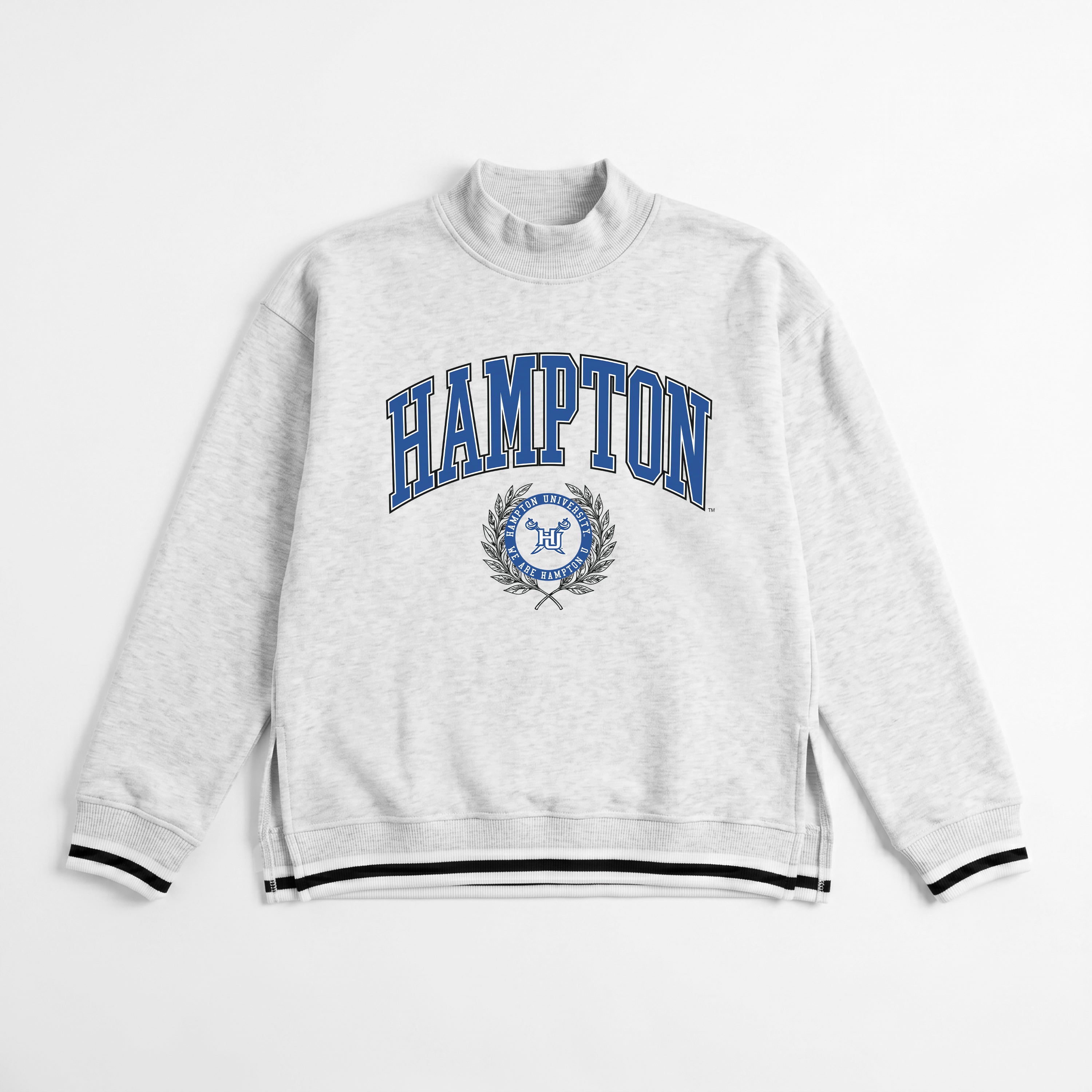 HAMPTON PIRATES RALLY POINT CONTRAST MOCKNECK PULLOVER
