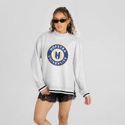 HOFSTRA PRIDE RALLY POINT CONTRAST MOCKNECK PULLOVER