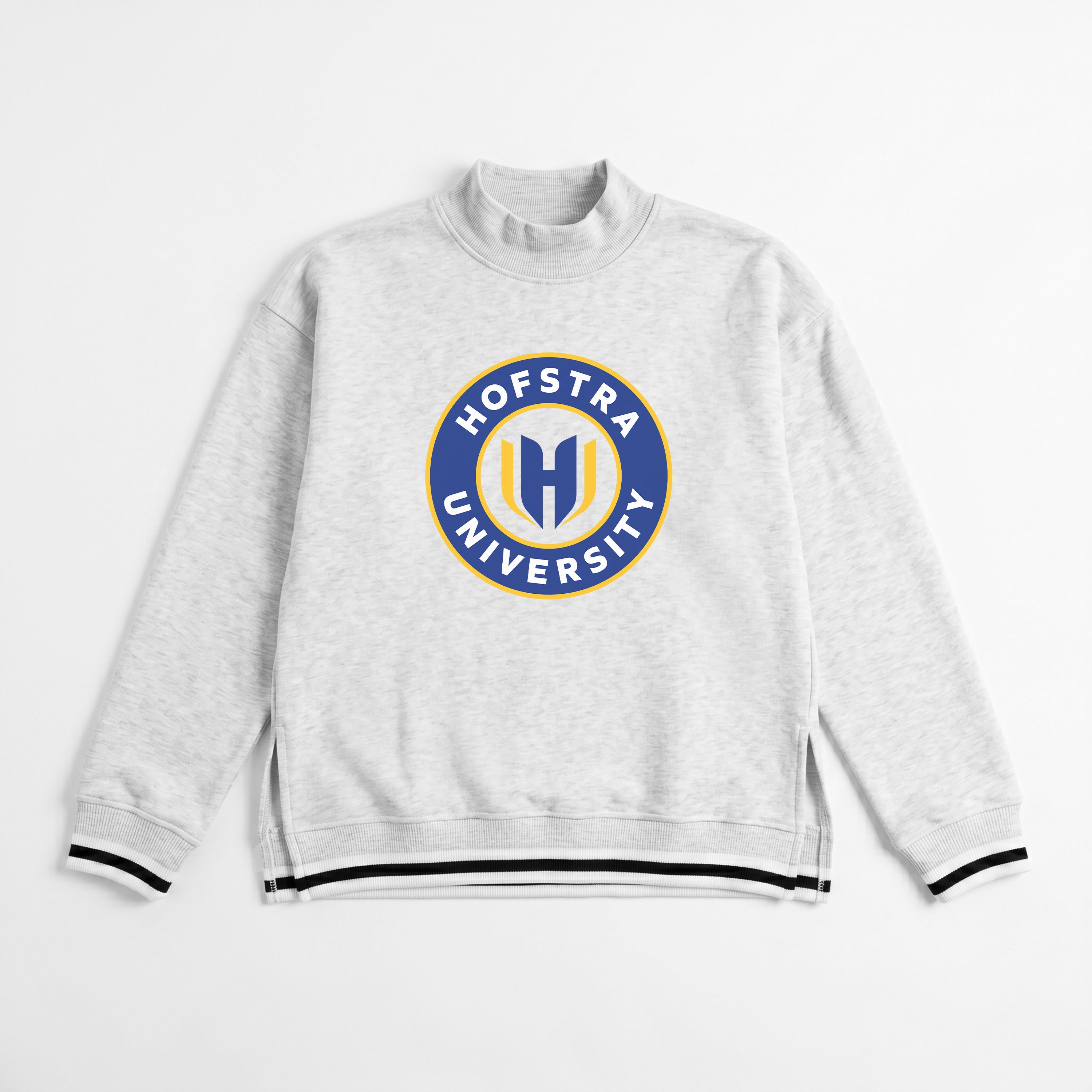 HOFSTRA PRIDE RALLY POINT CONTRAST MOCKNECK PULLOVER