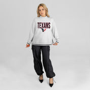 HOUSTON TEXANS RALLY POINT CONTRAST MOCKNECK PULLOVER