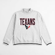 HOUSTON TEXANS RALLY POINT CONTRAST MOCKNECK PULLOVER