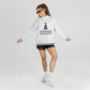 HOWARD BISON RALLY POINT CONTRAST MOCKNECK PULLOVER