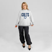 INDIANAPOLIS COLTS RALLY POINT CONTRAST MOCKNECK PULLOVER