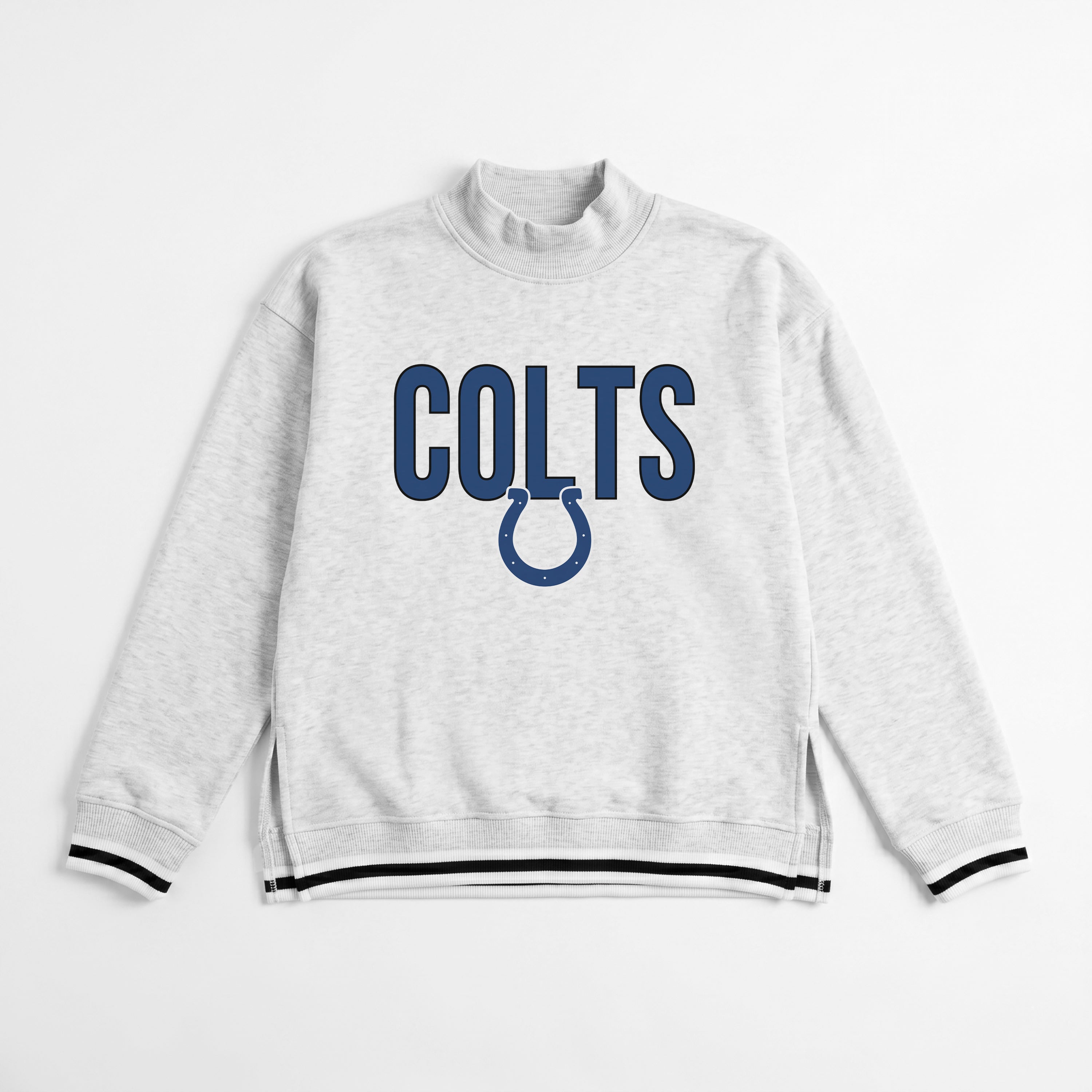 INDIANAPOLIS COLTS RALLY POINT CONTRAST MOCKNECK PULLOVER