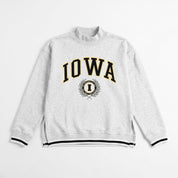 IOWA HAWKEYES RALLY POINT CONTRAST MOCKNECK PULLOVER