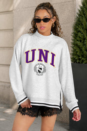 NORTHERN IOWA PANTHERS RALLY POINT CONTRAST MOCKNECK PULLOVER