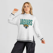 JACKSONVILLE JAGUARS RALLY POINT CONTRAST MOCKNECK PULLOVER