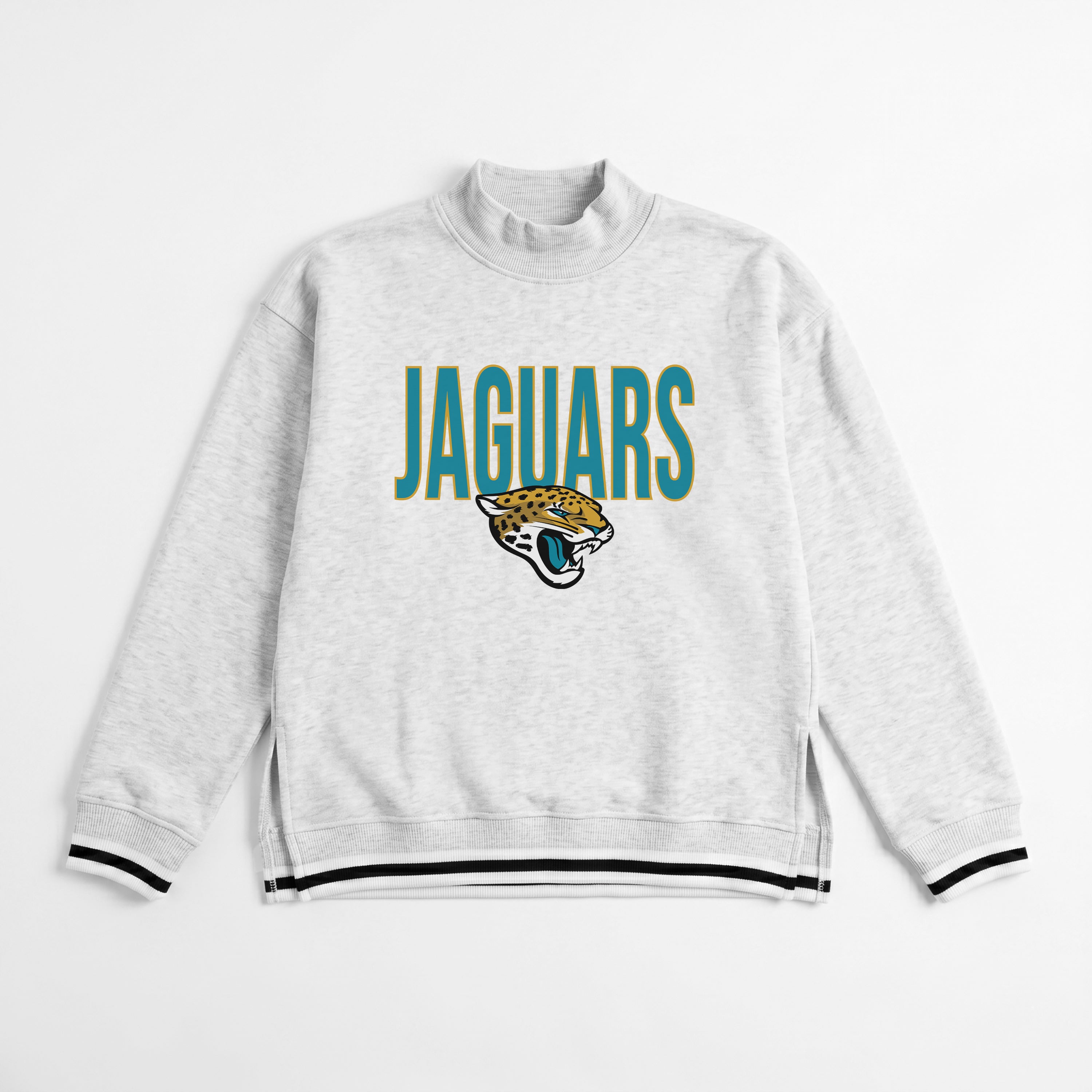JACKSONVILLE JAGUARS RALLY POINT CONTRAST MOCKNECK PULLOVER