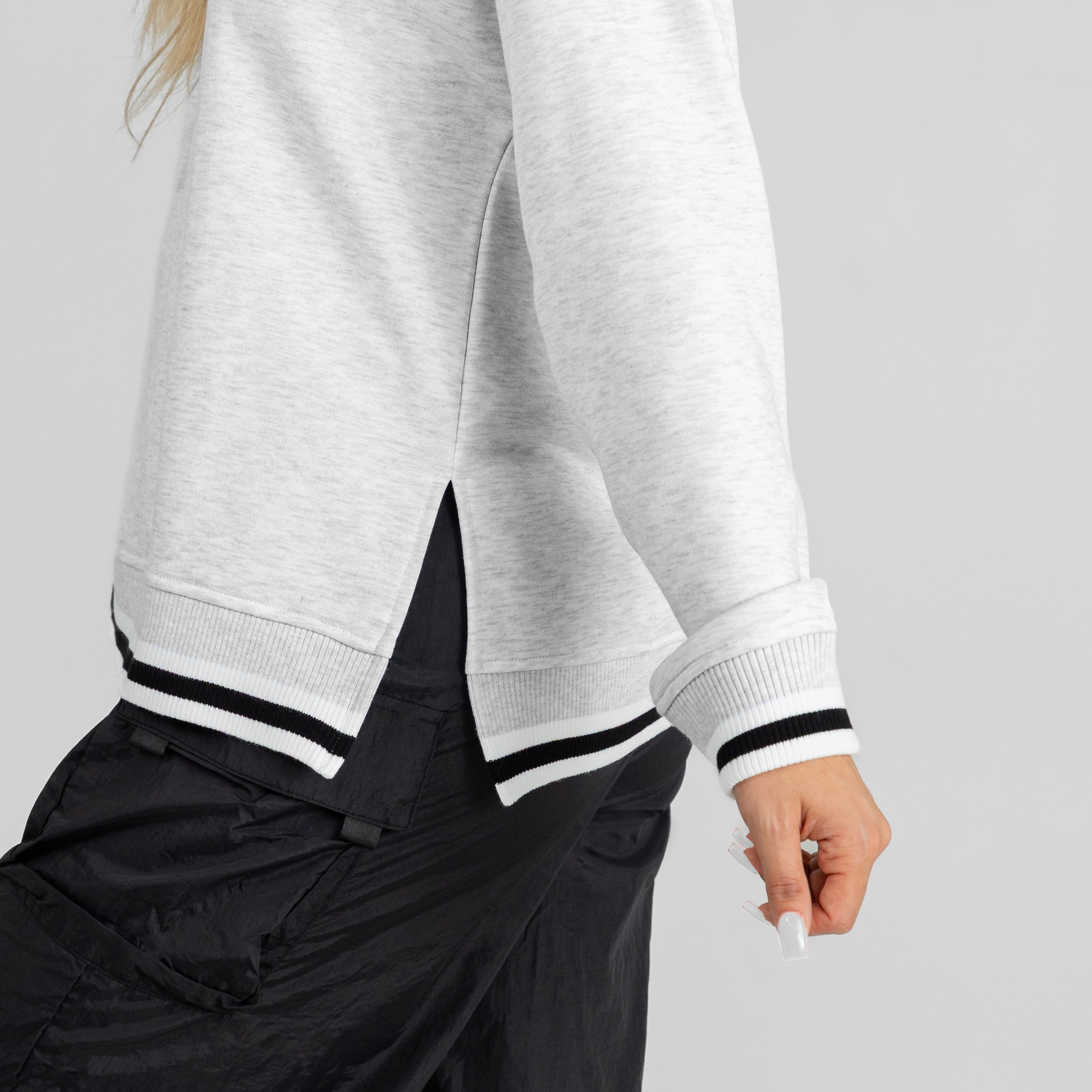 LOS ANGELES FC RALLY POINT CONTRAST MOCKNECK PULLOVER