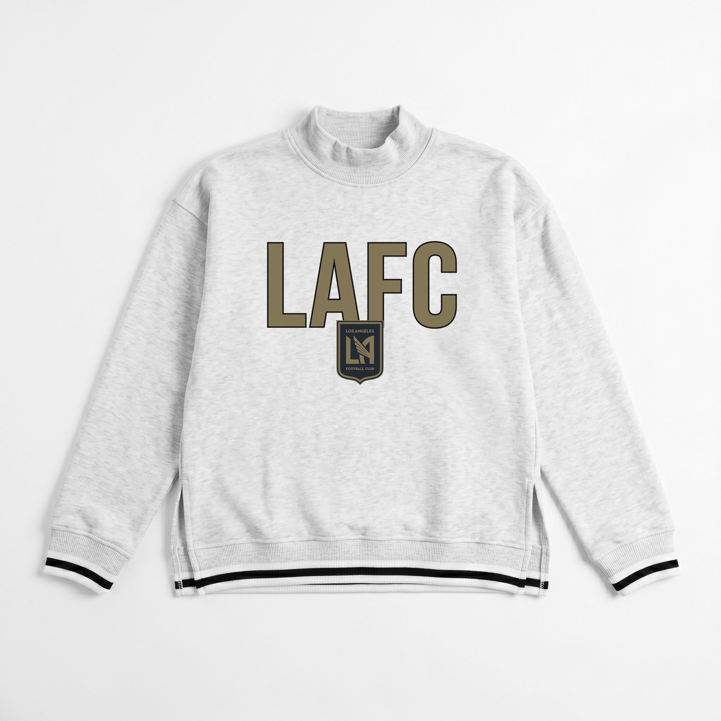 LOS ANGELES FC RALLY POINT CONTRAST MOCKNECK PULLOVER