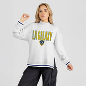 LOS ANGELES GALAXY RALLY POINT CONTRAST MOCKNECK PULLOVER