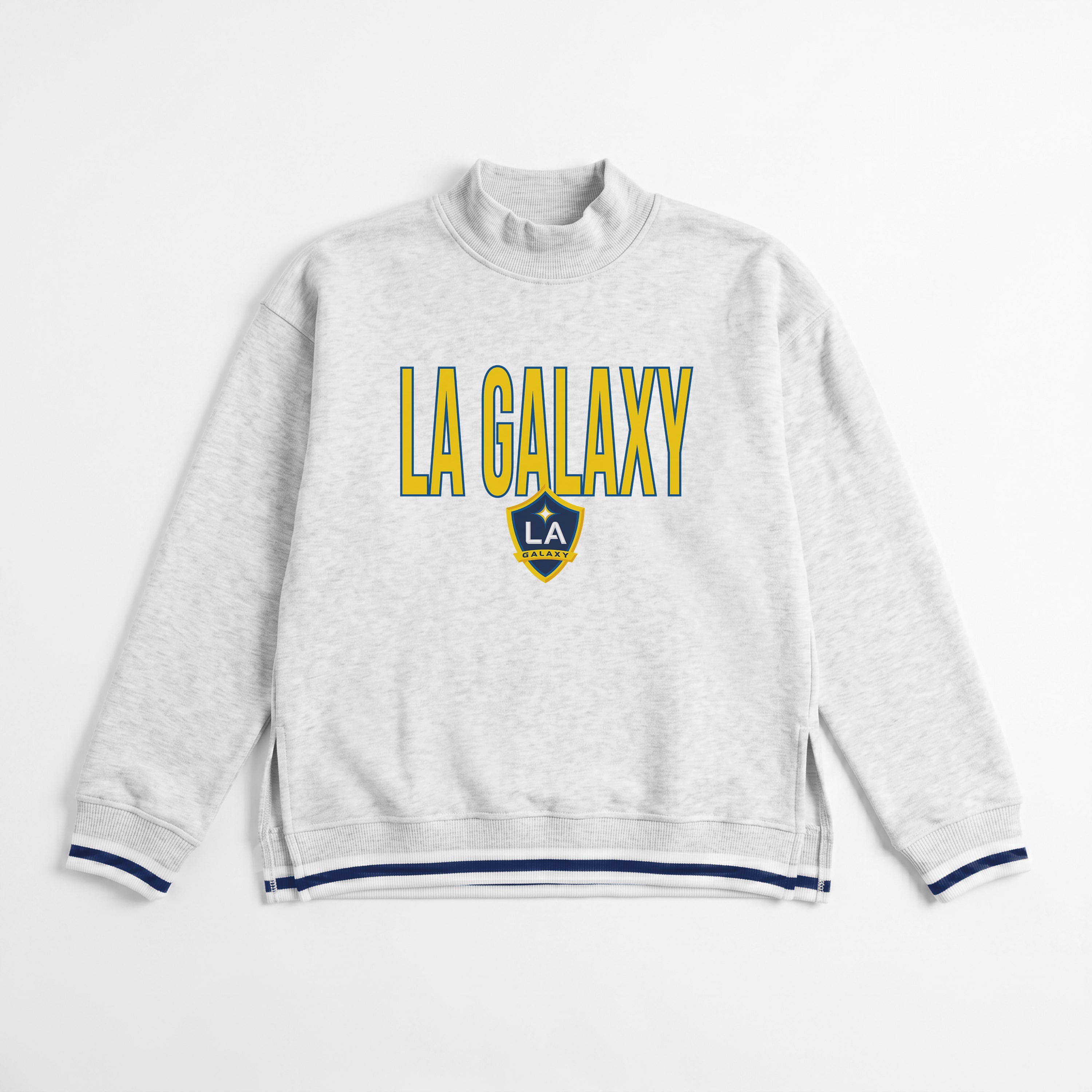 LOS ANGELES GALAXY RALLY POINT CONTRAST MOCKNECK PULLOVER